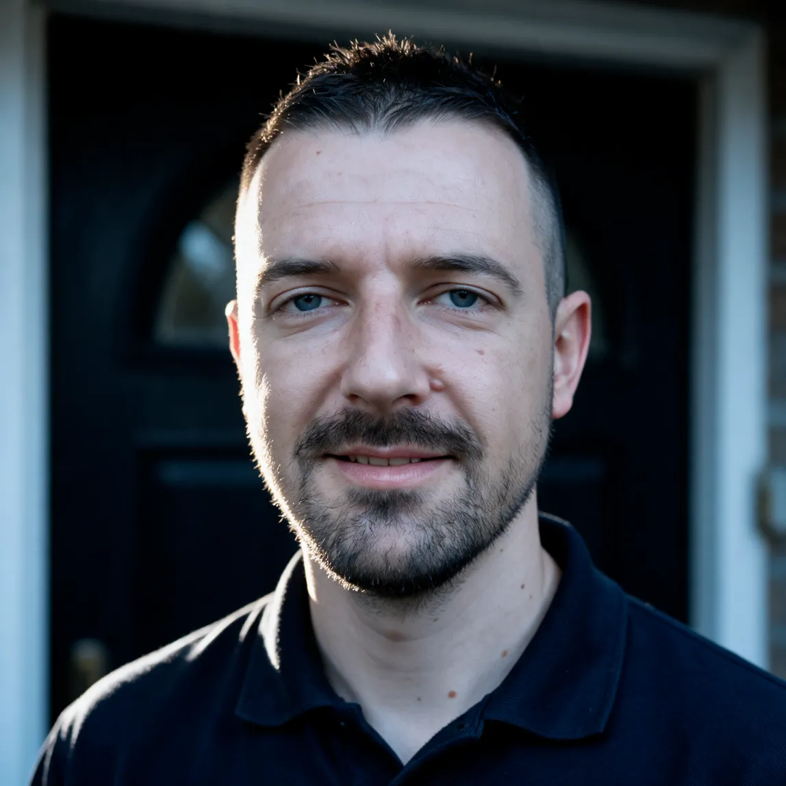 George at a front door — the locksmith who answers when you call